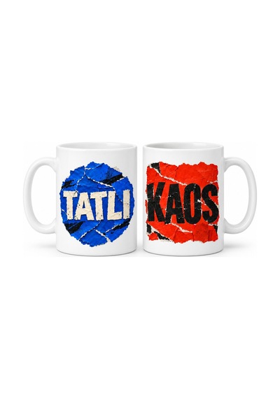 Tatlı Kaos 2 Li Porselen Kupa Seti - Model 694 Diğer