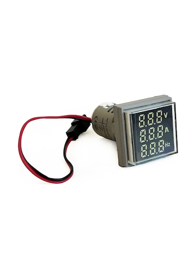 3'lü Volt Amper Hertz Ölçüm Voltmetre Ac60-500v 0-100a 20-75hz