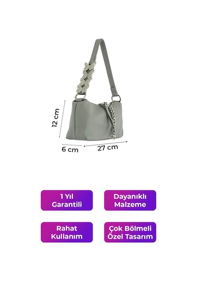 Kriste Bell Kadın Çanta Gri 26469 Gri