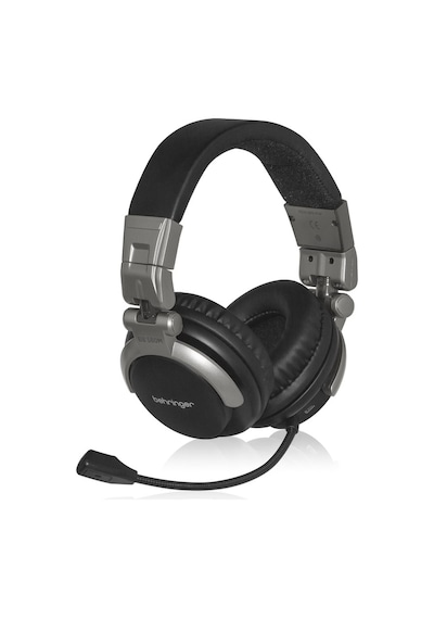 Behringer  BB-560M Yüksek Kaliteli Mikrofonlu Profesyonel Bluetooth Referans Stüdyo & DJ Kulaklık - Siyah/Gümüş