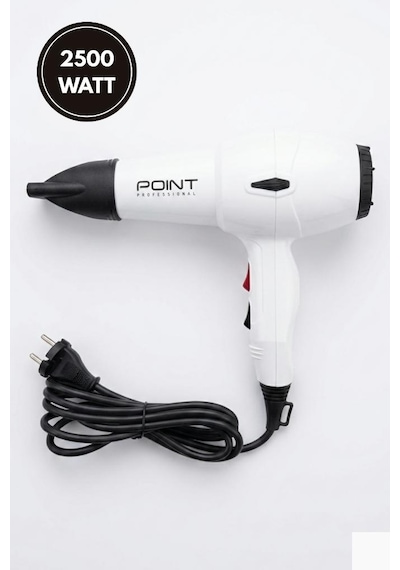 Point Blow Dryer Tam Profesyonel 2500 Watt Ac Motor Fön Makinesi Beyaz
