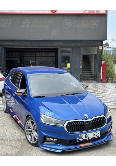 Skoda Fabia Ön Tampon Eki 2022.... Fibersan Tuning 0000