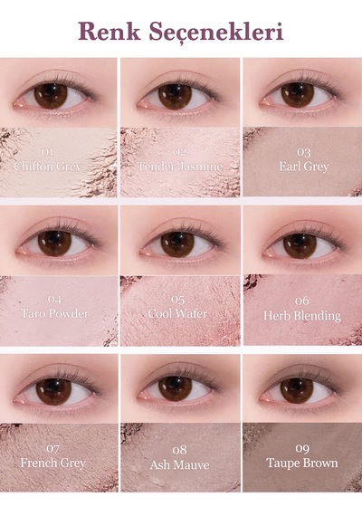 Dasique 3 Farklı Mat Dokuda Renk Seçenekleri Sunan Far Paleti Shadow Palette 13 Cool Blending 13 Cool Blending