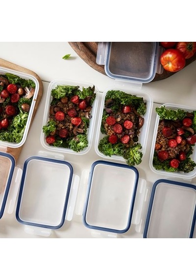 Ikea 365+ Plastik Saklama Kabı Seti, Şeffaf, 1 Lt, 3 Parça