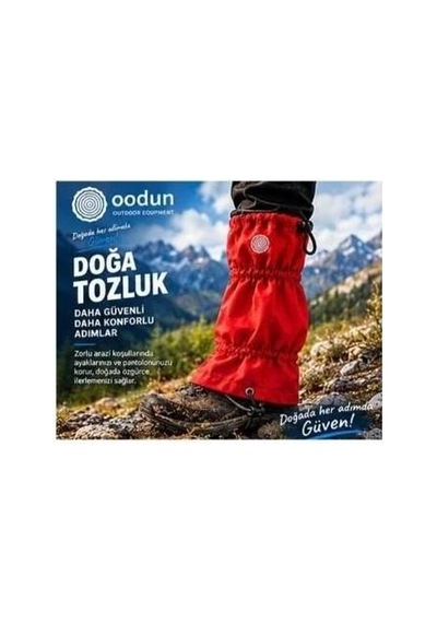 Oodun Terrax Outdoor Kırmızı Tozluk