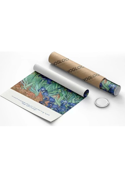 Çerçevesiz Poster Vincent Van Gogh Süsen Çiçekleri