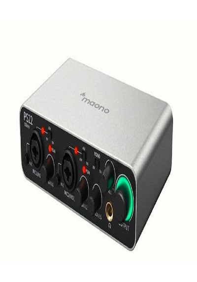 Maono Ps22 Prostudio 2x2 Usb Ses Kartı Gri