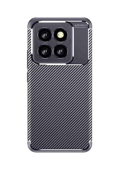 Xiaomi Mi 14t Pro Kılıf Auto Focus Karbon Kapak - Lacivert -