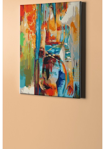 Webstyle Sayılarla Boyama Seti Kasnaklı Ayrılık 60 X 75 Cm