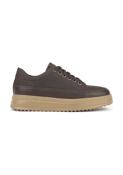 Ziya Erkek Hakiki Deri Günlük Sneaker 161983z4022 Kahve 161983z4022 300 40
