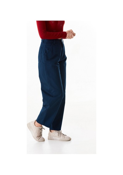 Fullamoda Fermuarlı Yüksek Bel Gabardin Şalvar Pantolon 25ygb1900214565-lacivert Lacivert Fullamoda Fermuarlı Yüksek Bel Gabardin Şalvar Pantolon 25ygb1900214565-lacivert Lacivert