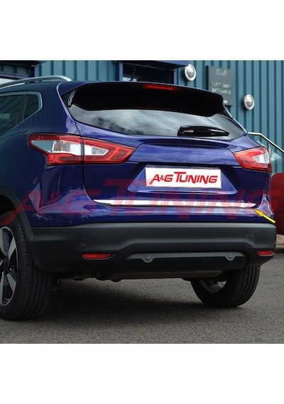 Nissan Qashqai Krom  Bagaj Alt Çıta Formlu 2014 - 2021 Arası Paslanmaz Çelik