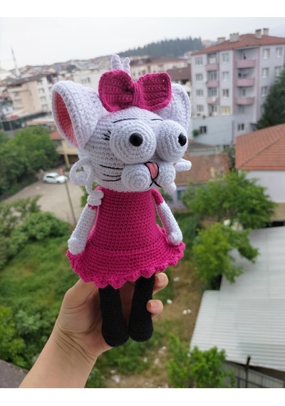 Amigurumi Kral Şakir Canan Çizgi Karakter Oyuncak Bebek