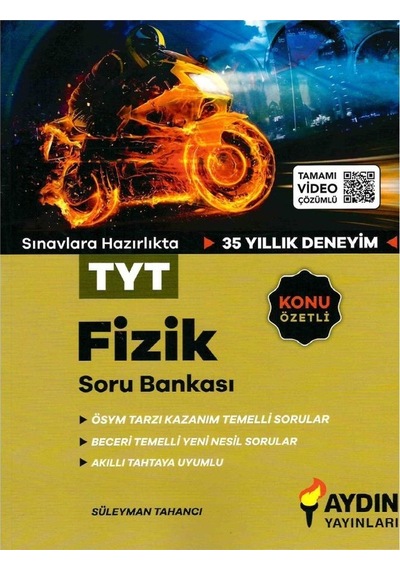 Aydın Yayınları Tyt Fizik Konu Özetli Soru Bankası