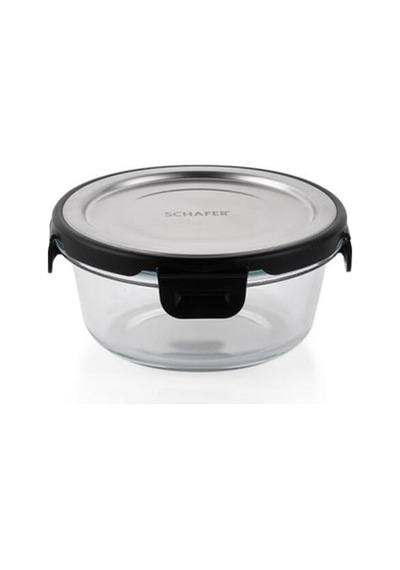 Retro Kilitli Saklama Kabı Yuvarlak 400 Ml-ınox Inox
