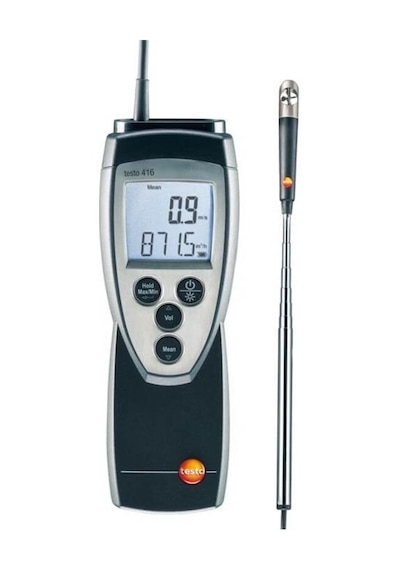 Testo 416 Kanal İçi Ölçümler İçin Anemometre