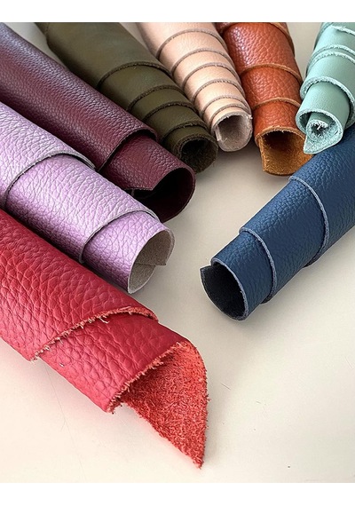 Osm Leather Rastgele Boyutlarda Ve Klasik Karışık Renklerde Kiloluk Hakiki İtalyan Derisi Parçaları-çeşitli Şek