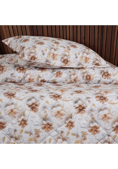 Aurelia Luxe Çift Kişilik Çiçek Desenli Premium 5d Uyku Seti Çeyiz Seti Lastikli Çarşaflı Beyaz