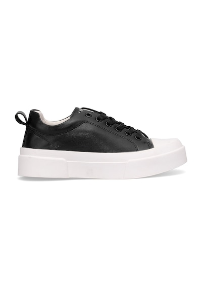 Lufian 121230038 Mia Kadın Hakiki Deri Klasik Sneaker Siyah Siyah