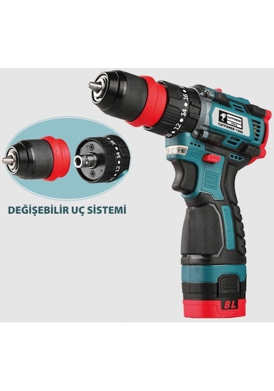 Cat Power 1360 Akülü Vidalama Makinesi 16 V 2,0 Ah