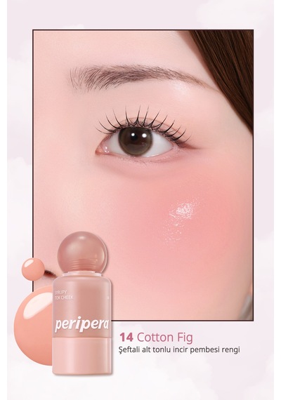 Perıpera Syrupy Tok Cheek 14 Cotton Fig