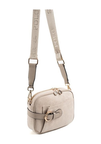 Silver Polo Sp1256 Kadın Çapraz Çanta Süet Bej-kum
