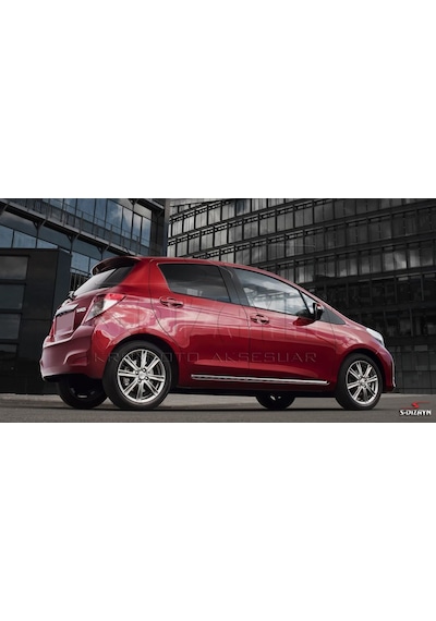 S-Dizayn  Toyota Uyumlu Yaris Kapı Koruma Çıtası Krom 2011-2017