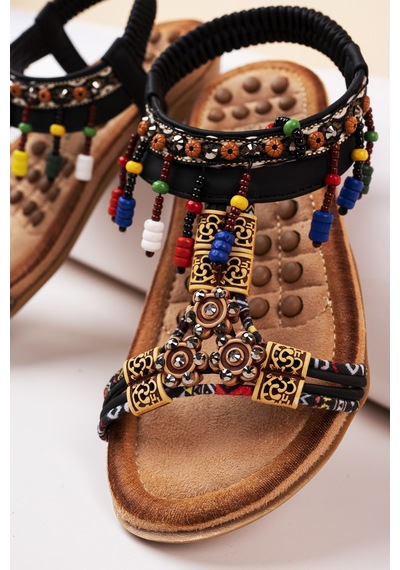 Khayt Princess Anatomik Fashion Taşlı Çocuk Sandalet 001