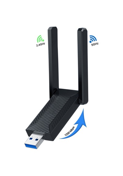 5ghz Destekli Wifi Adaptör Usb Girişli Wifi Sinyal Güçlendirici Cihaz Mini Sinyal Güçlendirici