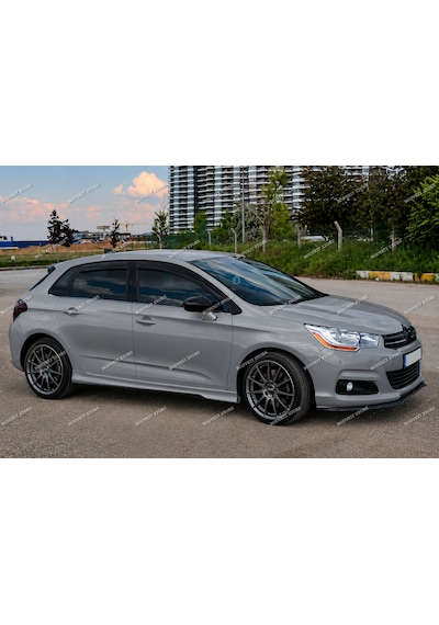 Citroen C4 Yan Marşpiyel Seti Sağ-sol - Boyasız - Fiberglass