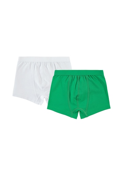 Civil Boys Erkek Çocuk 2'li Atlet Set 2-10 Yaş Yeşil-beyaz D2334552723w1 Beyaz - Yeşil