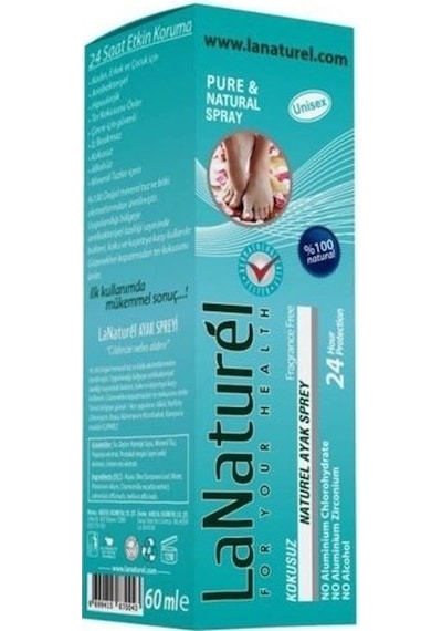 Lanaturel Doğal Ayak Kokusu Giderici Kokusuz Sprey 50 ML