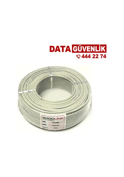 Kamera Kablosu Cctv 2+1 (2X0.50) 100Mt