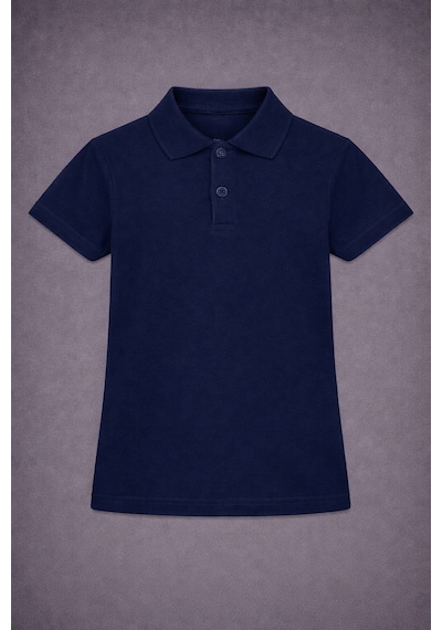 Polo Yaka Kısa Kol Tshirt Lacivert