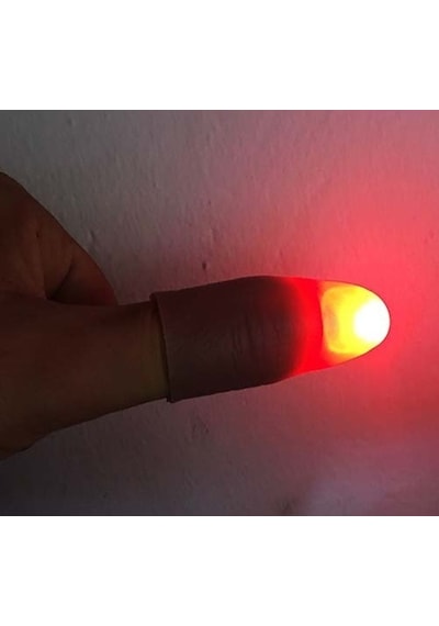 Led Işıklı Sihirli Parmak Işıklı Parmak Şaka Parmak Standart