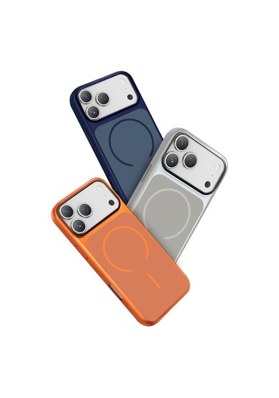 Cosmotex Joko Apple Uyumlu iPhone 17 Pro Max Rush Magsafe Kapak - Turuncu