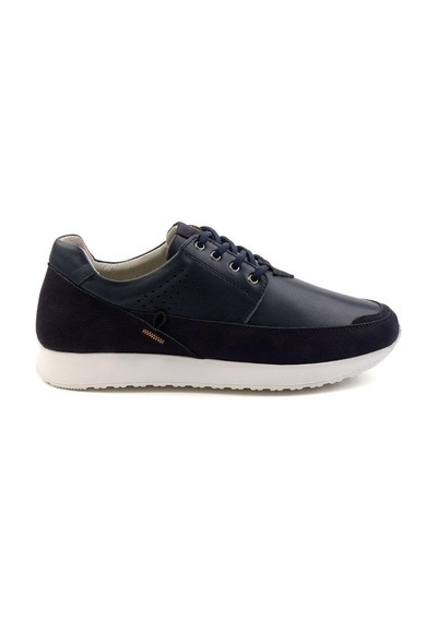Bambi Lacivert Leather Erkek Casual Ayakkabı E01076501103 Lacivert