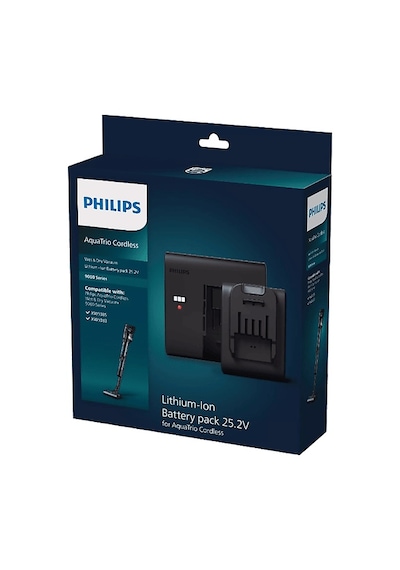 Philips Uyumlu XV1797/01 Aqua Trio Lityum-Iyon Pil Siyah