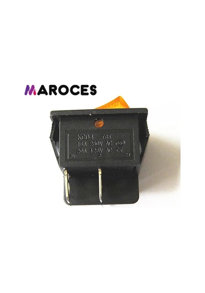 Kcd4 Tekli Soba Anahtarı Geniş Işıklı 4 Bacaklı Sarı Renk Ic104 5 Adet