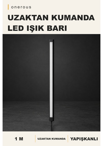 Onerous 1 M Led Led Işık, Uzaktan Kumandalı, Yapışkanlı Yeşil