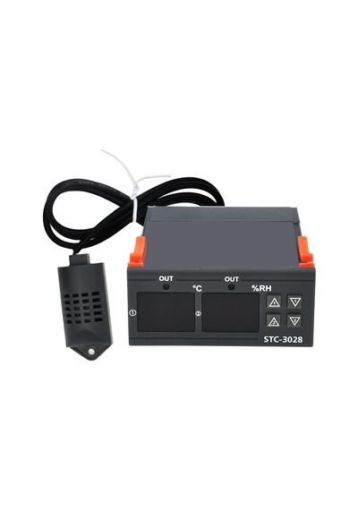Stc-3028 Isı Ve Nem Termostatı Çift Ekran 220v Isıtıcı Soğutucu Genel