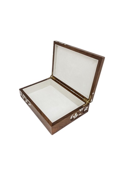Ahşap Sedeflı Kutu 32x22,7.5 Cm