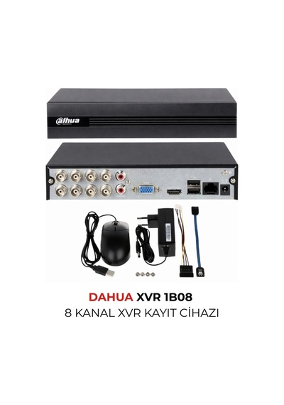 Xvr1b08 8 Kanal Hibrit Kayıt Cihazı Dvr H.265+ Hdmı Vga Uzaktan İzleme