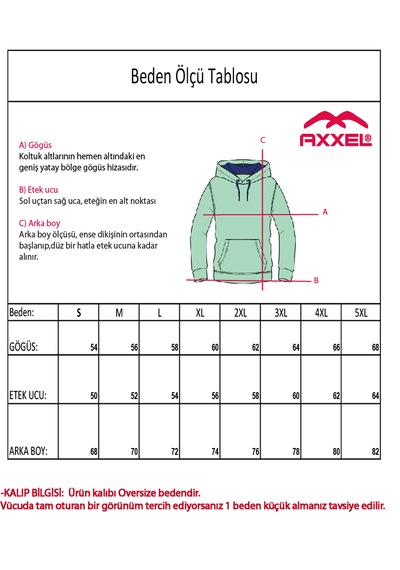 Axxel Kadın Krem Şardonlu Dalgıç Sweatshirt Kapüşonlu-w1161