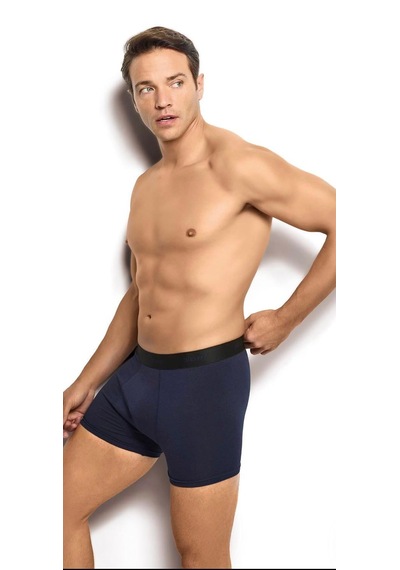 Jiber Erkek Modal Boxer 6 Adet-321 Lacivert