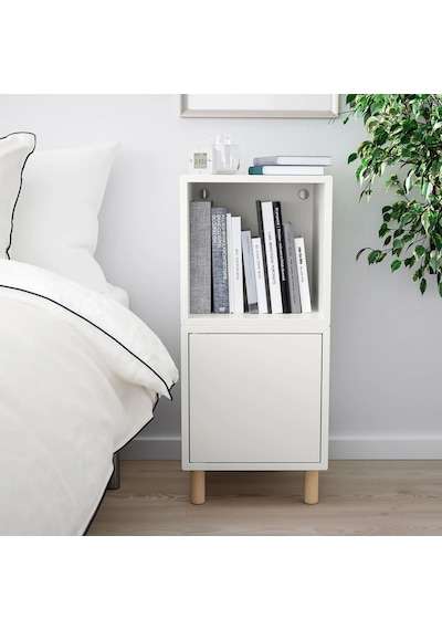 Ikea Eket 4'lü Mobilya Ayağı 10 X 3 Cm Beyaz - Sarı