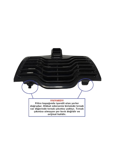 Arzum Ar4060 - Ar4061 Olimpia Süpürge Hava Çıkış Filtre Kapağı
