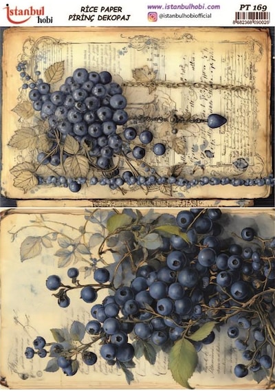 Pirinç Dekopaj Kağıdı 30x42cm Pt-169
