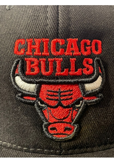 Hamze Chicago Bulls Nba Nakış Hip Hop Snapback Rapper Şapka Cap Siyah - Kırmızı