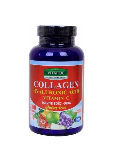 Vitapol Collagen Hyaluronic Acid Vitamin C 3X200 Tablet